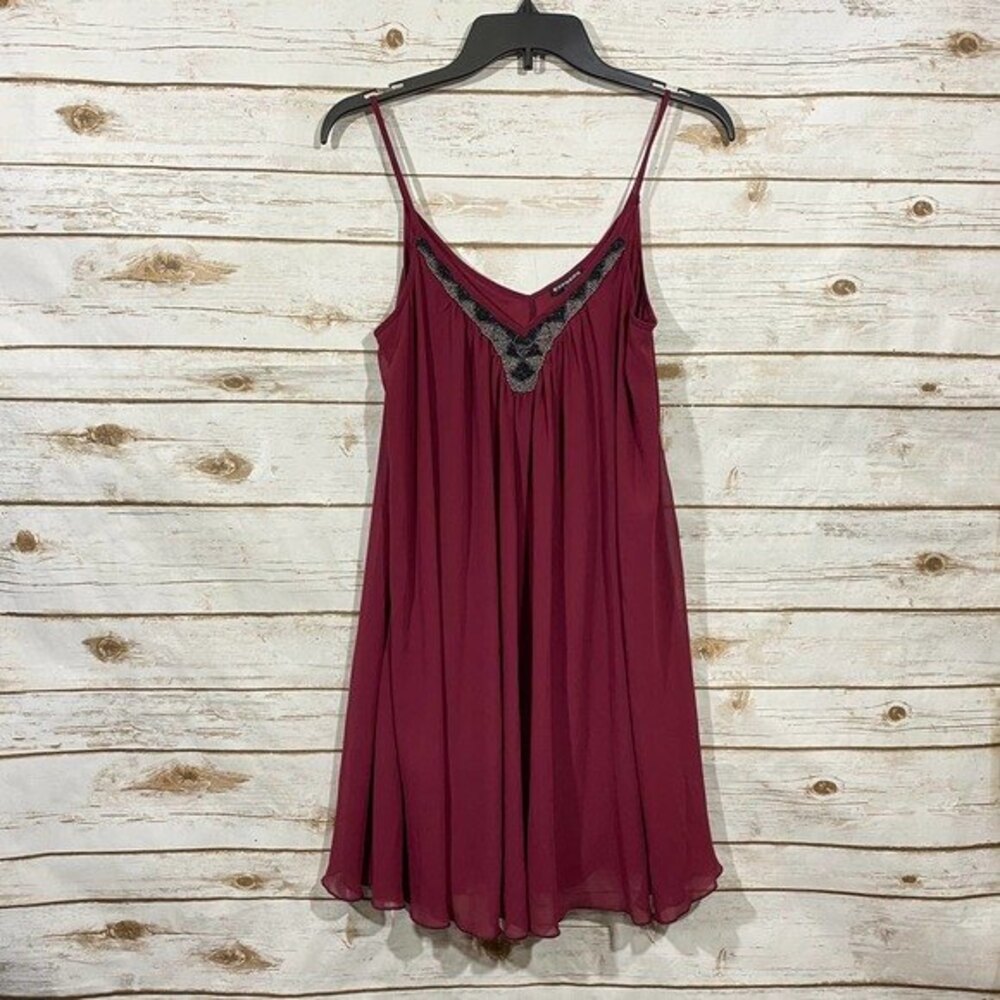 Express Sexy Party Evening V Neckline Dress S/P